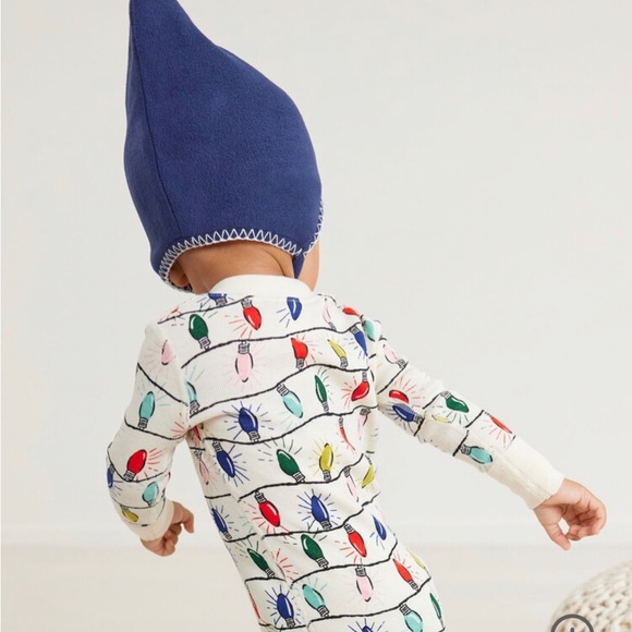 🆕 NWOT Hanna Andersson Bright Bulbs Jumper w/ shirt & baby gnome hat bundle - Picture 3 of 9